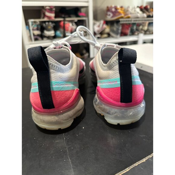 Nike Women's Airmax plus shoes 9 - Gray, Pink, and Teal - Picture 4 of 8